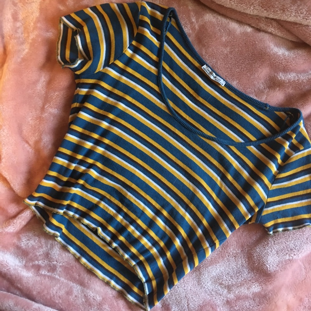 Zara Stripped Crop Top